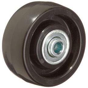 POB-0312-06 3" Diameter X 1-1/4" Width Polyolefin Wheel With Ball Bearing, 250 lbs Capacity
