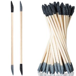 100 Pack Sanding Sticks, Matchsticks Sanding Sticks for Plastic Models, Fine Detailing Sanding Tools for Tight Spaces Wood, 280 Grit, 5.4 x 0.2 Inch