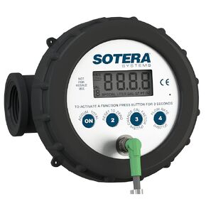 Fill-Rite Tuthill TT10PN 1" 2 - 35 GPM(8-132 LPM) Digital In-Line Turbine Chemical Transfer Meter, Polymer