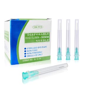100 Pack 23 Gauge 1.5IN Lab Accessories,Individually Sealed Supplies