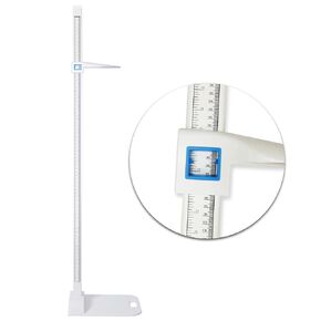 Aluminum Alloy Height Measurement 4-Section Portable Height Measuring Pole Height Measure 8-82 inch/20-210 cm/Unit with cm & inch Height Ruler for Offices, Gyms, and Physical examinations