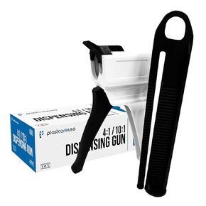 50ml Dental Impression Material Gun - 1:1/2:1 AB Impression Mixing Cartridge Dispensing Gun - Epoxy Glue Dispenser by PlastCare USA