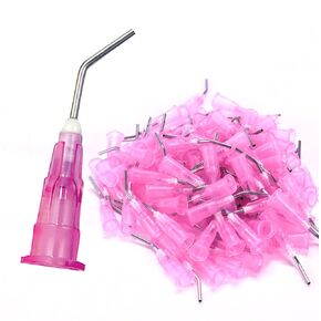 100pcs Blue/Orange 10:1 High Performance Dental Impression Mixing Tips, HP T-Style Tips (10:1 Blue&Orange Long)