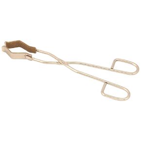 Eisco Labs Safety Flask Tongs - Stainless Steel, Cork Lined Jaws