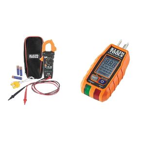 Klein Tools CL320 Digital Clamp Meter, HVAC AC Auto-ranging 400A, AC/DC Voltage, TRMS, DC Microamps, Resistance, Frequency, NCVT, Temp, More