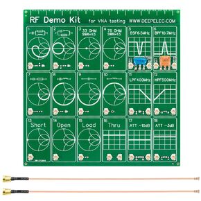 AURSINC Filter Attenuator, RF Demo Kit NanoVNA RF Tester Board for NanoVNA-H NanoVNA-F Vector Network Analyzer Kits