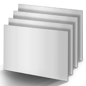 4 قطعة 18 مقياس لوحة معدنية 9 "x 12" صفائح الفولاذ المعدنية المدرفلة على البارد ألواح فولاذية قابلة للحام الصفائح المعدنية للحام الصناعية لتقوم بها بنفسك الاستخدام in Kuwait