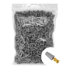 300 Pcs Red Electrical Wire Connectors Screw Terminals, with Spring Insert Twist Nuts Caps (AWG 18-10)