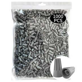500 Pcs Electrical Wire Connector Screw Terminal, Yellow Wire Caps Twist Nuts Connectors