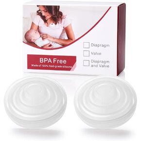 2PCS Diaphragm Compatible with Momcozy M5, Silicone Diaphragm Replacement Parts for Momcozy M5 Brest Pump, Breastfeeding Accessories Supplies