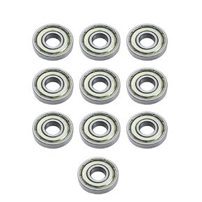 Antrader 10Pcs 608 Steel Ball Bearing 8mm x 22mm x 7mm High Precision Rating Fidget Spinner Bearing