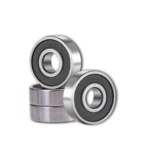 SHKI 20 Pcs 608 2RS Ball Bearings – Bearing Steel and Double Rubber Sealed Miniature Deep Groove Ball Bearings (8mm x 22mm x 7mm) (608 2RS)