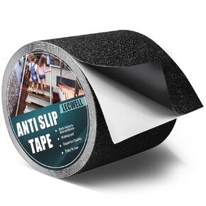 Anti Slip Tape, 4inch x 14.7ft Non-Slip Traction Grip Tape to Indoor or Outdoor Stair,Tubs, Boats,Waterproof Grip Tape Safety Non Skid Roll for Stair Steps, Black