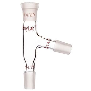 StonyLab 3 Way Distilling Adapter with 24/40 Joints for Distillation Apparatus