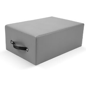 Pilates Box for Reformer，Pilates Reformer Box for Exercises that Improve Range of Motion and Flexibility，Can be Used Independently (Gray)