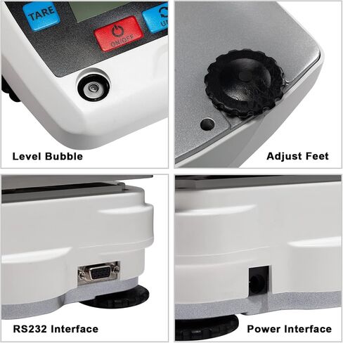 Lab Scale 5000g 0.01g Digital Precision Analytical Balance DWT Unit 10mg High Precision Electronic Balance Jewelry Scale Kitchen Scale Scientific Scale Balance in Saudi Arabia