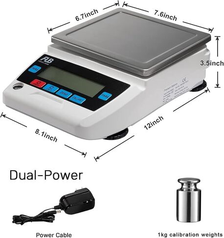 Lab Scale 5000g 0.01g Digital Precision Analytical Balance DWT Unit 10mg High Precision Electronic Balance Jewelry Scale Kitchen Scale Scientific Scale Balance in Saudi Arabia