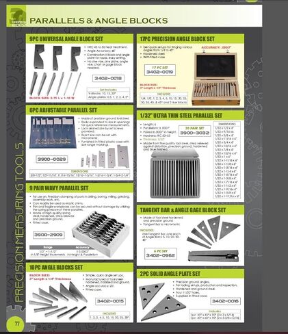 HHIP 3900-3002 1/8 x 4 "10 أزواج مجموعة متوازية دقيقة in Kuwait