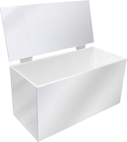 موزع قناع الوجه الخاص بك بشكل أساسي | صندوق قناع أكريليك مع غطاء لتخزين وتوزيع أقنعة الوجه الشخصية (أسود) in Kuwait