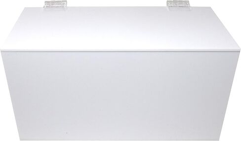 موزع قناع الوجه الخاص بك بشكل أساسي | صندوق قناع أكريليك مع غطاء لتخزين وتوزيع أقنعة الوجه الشخصية (أسود) in Kuwait