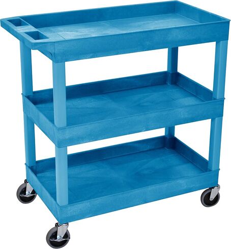 عربة حوض LUXOR EC111-BU مقاس 32 × 18 بوصة - ثلاثة أرفف in Kuwait