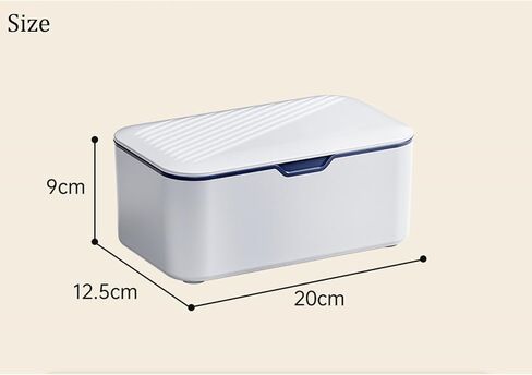 Face Mask Dispenser Box Holder Storage Box. High Clarity Mask Case With Cover For Storing And Dispensing Personal Face Masks (Clear) in Saudi Arabia
