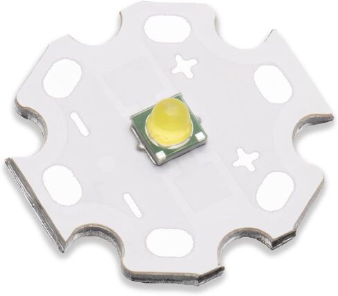 5 قطع من رقاقة LED عالية الطاقة 3535 SMD 3 وات تنبعث منها الأشعة تحت الحمراء مع لوحة ألومنيوم 20 مم قاعدة PCB نجمة بالوعة الحرارة لجهاز إرسال الأشعة تحت الحمراء (120 درجة، IR 1050-1055 نانومتر، تيار مستمر 1.4-1.6 فولت، 700 مللي أمبير، شريحة 42 مل) in Saudi Arabia