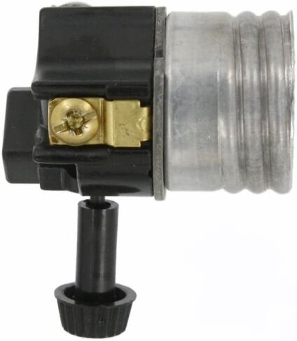 Leviton 10083-M حامل مصباح كهربائي بدائرة واحدة، 250 وات، ساطع، متوسط، جسم فينولي، غلاف من الألومنيوم، حزمة مقاولة، أسود in Saudi Arabia