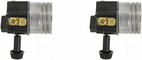 Leviton 10083-M حامل مصباح كهربائي بدائرة واحدة، 250 وات، ساطع، متوسط، جسم فينولي، غلاف من الألومنيوم، حزمة مقاولة، أسود in Saudi Arabia