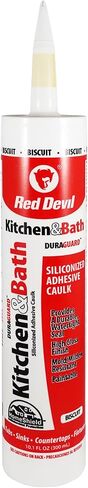 Red Devil 0405 Duraguard Kitchen & Bath مادة عازلة من الأكريليك السيليكوني، 5.5 أونصة، أبيض in Saudi Arabia