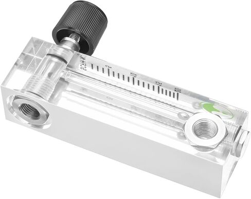 Watflow 2 "مقياس تدفق الغاز الجاف من الفولاذ المقاوم للصدأ 2-20 SCFH لغرفة 4-10، 1/8" خيط أنثى NPT. in Kuwait