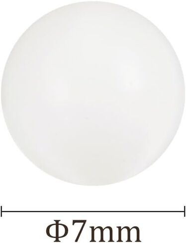 10pcs Precision Balls - [7mm] PA Nylon for Bearings Valves Use, Solid in Saudi Arabia