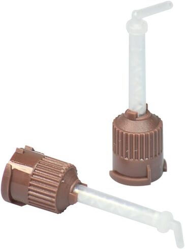 أطراف خلط الأسنان HP Brown مع أطراف قصيرة داخل الفم (50 نصيحة) (عبوة واحدة) in Kuwait