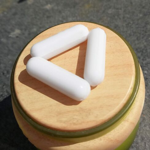 محرك مغناطيسي قضيب تحريك خلاط مغناطيسي PTFE (5 × 15 ملم، شكل اسطوانة، 10 قطع) in Kuwait