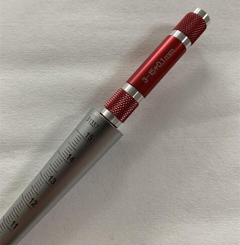 Hole Tapered Ruler, Calliper Gauge，Wide Application Taper Aperture Gauge,Round Hole Measuremen,Aperture Tester(0.1-5MM) in Kuwait