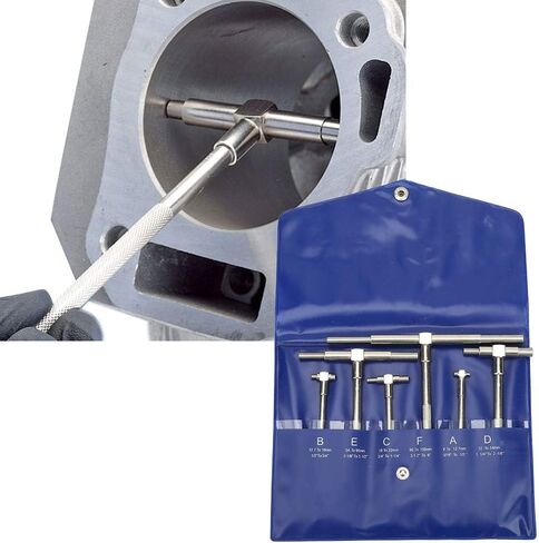 مجموعة قياس تلسكوبي، 6 قطع/مجموعة قياس تلسكوبي 8-150 ملم أدوات قياس القطر الداخلي قابلة للتعديل in Kuwait