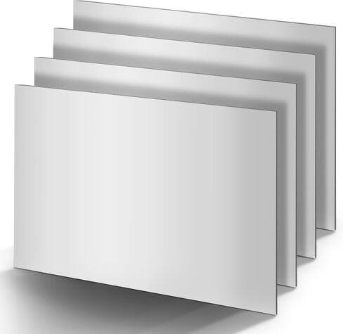 4 قطعة 18 مقياس لوحة معدنية 9 "x 12" صفائح الفولاذ المعدنية المدرفلة على البارد ألواح فولاذية قابلة للحام الصفائح المعدنية للحام الصناعية لتقوم بها بنفسك الاستخدام in Kuwait