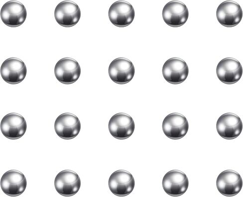uxcell 0.5mm Bearing Balls 304 Stainless Steel G100 Precision Balls 5000pcs in Kuwait