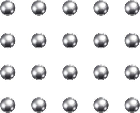 uxcell 0.5mm Bearing Balls 304 Stainless Steel G100 Precision Balls 5000pcs in Kuwait