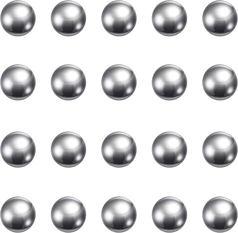 uxcell 0.5mm Bearing Balls 304 Stainless Steel G100 Precision Balls 5000pcs in Kuwait