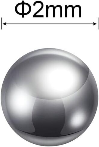 uxcell 0.5mm Bearing Balls 304 Stainless Steel G100 Precision Balls 5000pcs in Kuwait