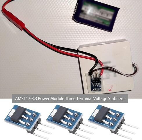 20PCS AMS1117-3.3 Step-Down Power Voltage Regulator Module Power Supply Voltage Stabilization Module Power Board 3 Pin Voltage Stabilizing Module in Saudi Arabia