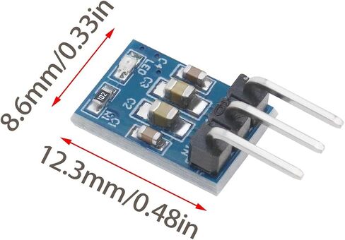 20PCS AMS1117-3.3 Step-Down Power Voltage Regulator Module Power Supply Voltage Stabilization Module Power Board 3 Pin Voltage Stabilizing Module in Saudi Arabia
