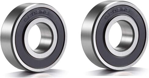 6203-RS Sealed Bearing - 17x40x12 - Lubricated - Chrome Steel (4 PCS) in Saudi Arabia