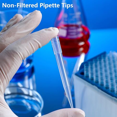 Pipette Tips Universal Non-Filter Pipettor Tips 1000ul with Box DNase/RNase Free 96 Tips/Rack Pk x 10 Racks (960 Tips) in Kuwait