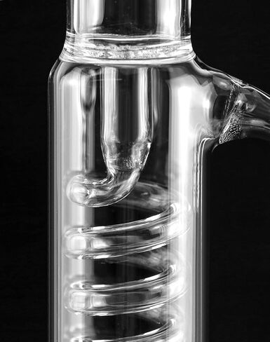 QWORK Jacket 200mm Glass Condenser with 24/40 Joint for Laboratory in Kuwait