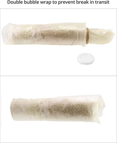 QWORK Jacket 200mm Glass Condenser with 24/40 Joint for Laboratory in Kuwait