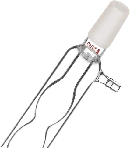 StonyLab Borosilicate Glass Allihn Condenser with 24/40 Joint 300mm Jacket Length Lab Glass Condenser in Saudi Arabia