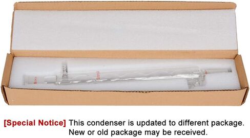 StonyLab Borosilicate Glass Allihn Condenser with 24/40 Joint 300mm Jacket Length Lab Glass Condenser in Saudi Arabia