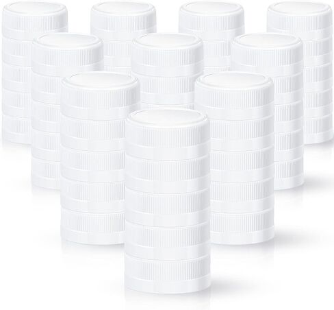 50 Pcs Plastic Bottle Caps 38 mm for Empty Juice Bottles, Tamper Seal Lids Container Lids Bottle Caps for Crafts DIY, 4, 8,12, 16, and 32 oz Container (Black) in Saudi Arabia